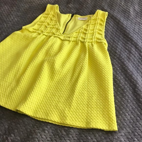 ANTHROPOLOGIE DELETTA textured baby doll tank top blouse - Picture 8 of 8